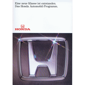 Brochure Honda 1985 range (Germany) (657 000 5003)