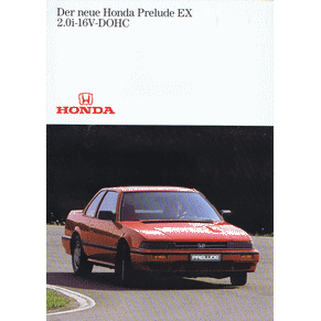 Catalogue Honda Prelude EX (Allemagne) (657 000 5002)