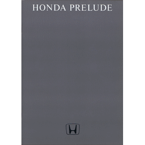 Brochure Honda Prelude (Switzerland)