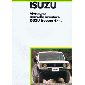Brochure Isuzu Trooper 4x4 1984 (Switzerland)