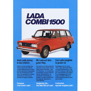 Brochure Lada Combi 1500 (Switzerland)