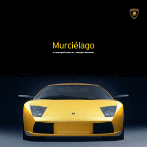 Brochure Lamborghini Murcielago PDF