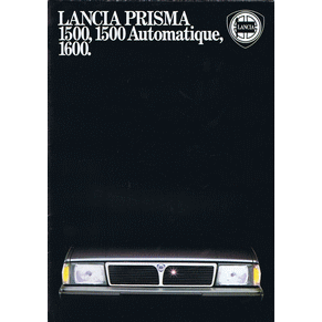 Brochure Lancia Prisma 1986 (9481)