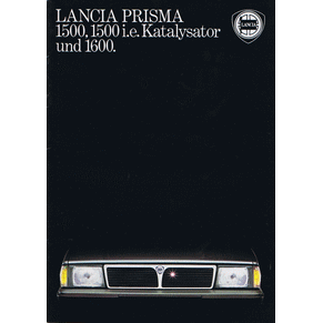 Brochure Lancia Prisma (Germany)