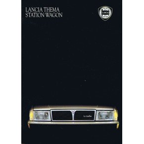 Brochure Lancia Thema 1986 Station Wagon (Italy) (9523)