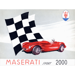 Brochure Maserati A6GCS/53 / Sport 2000 1953 PDF