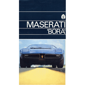 Brochure Maserati Bora 1971 PDF