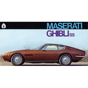 Brochure Maserati Ghibli SS 1972 PDF