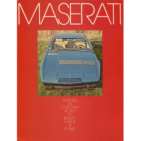 Brochure Maserati Khamsin 1975 PDF