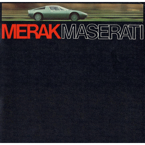 Brochure Maserati Merak 1974 PDF