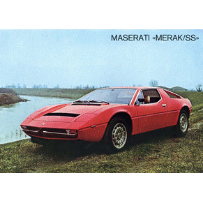 Brochure Maserati Merak SS 1976 PDF