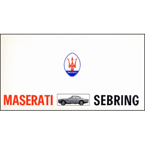 Brochure Maserati Sebring 1969 PDF