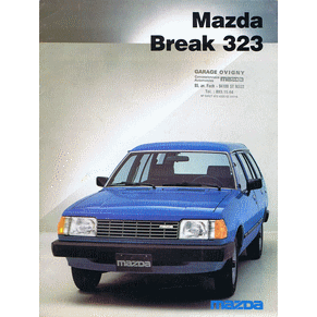 Brochure Mazda 323 1982 break