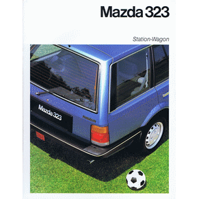 Brochure Mazda 323 1987 station-wagon (Switzerland)