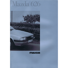 Brochure Mazda 626 1985 (Germany)