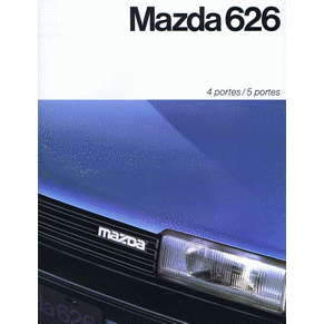 Brochure Mazda 626 1985 4 portes/5 portes (Switzerland)