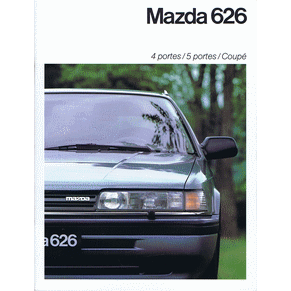 Brochure Mazda 626 1987 4 portes/5 portes/coupé (Switzerland)