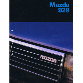 Brochure Mazda 929 1981 (Switzerland)