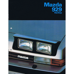 Brochure Mazda 929 1982 hardtop (Switzerland)