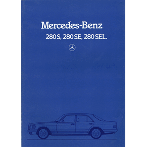 Brochure Mercedes Benz 280S/280SE/280SEL 1984 (02-07/1284)
