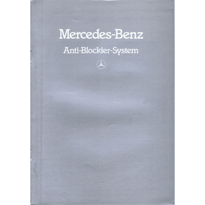 Brochure Mercedes Benz anti-blockier system 1985 (Germany) (00-09/1085)