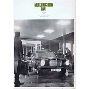 Brochure Mercedes Benz 1969 taxi (1268/04/03/0869)