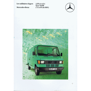 Brochure Mercedes Benz 1983 utilitaires légers 2,55 à 4,6 tonnes (03-02/0783)