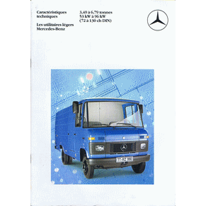 Brochure Mercedes Benz 1983 utilitaires légers 3,49 à 6,79 tonnes (03-01/0483)