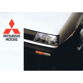 Brochure Mitsubishi 1986 range (Switzerland)