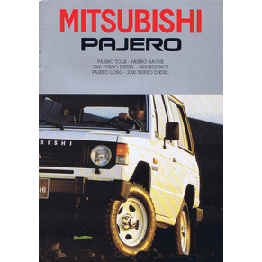 Brochure Mitsubishi Pajero 1985 (SJ86CF/303)