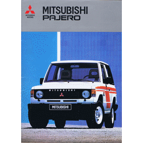 Brochure Mitsubishi Pajero 1987 (Switzerland) (SJ88CDF1Z3/40)