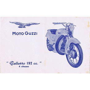 Brochure Moto Guzzi Galletto 192cc
