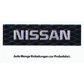 Brochure Nissan 1986 range (Germany)