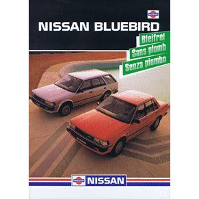 Brochure Nissan Bluebird 1985 (Switzerland)
