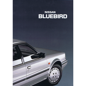 Brochure Nissan Bluebird 1988 (Switzerland)