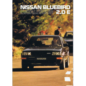 Brochure Nissan Bluebird catalyseur 2.0 E (Switzerland)