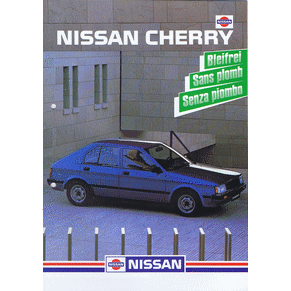 Brochure Nissan Cherry 1985 (Switzerland)