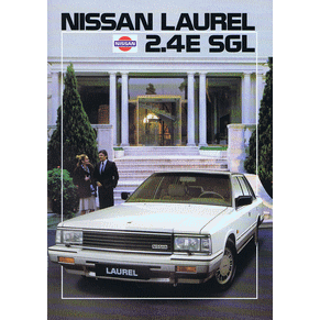 Brochure Nissan Laurel 2.4E SGL 1985 (Switzerland)