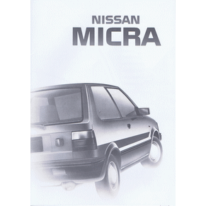 Brochure Nissan Micra 1987 (Switzerland)