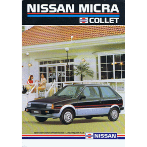 Brochure Nissan Micra collet 1985 (Switzerland)