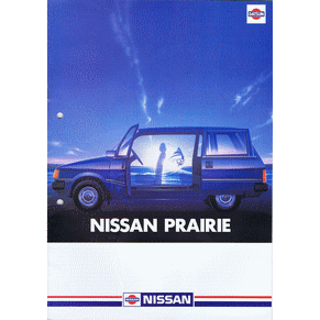 Brochure Nissan Prairie (Switzerland)