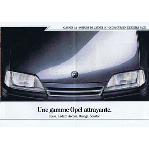 Brochure Opel 1987 (Switzerland)