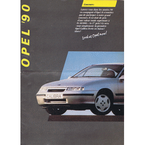 Brochure Opel 1990 (Switzerland)