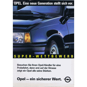 Brochure Opel 1986 (Switzerland)