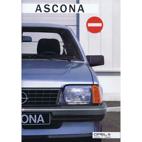 Brochure Opel Ascona 1984 (Switzerland)