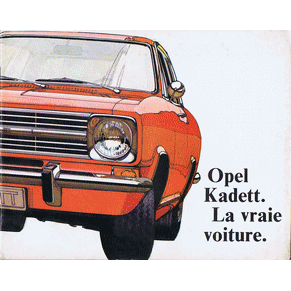 Brochure Opel Kadett 1970 E/L/Coup/Caravan/Rallye/Automatique