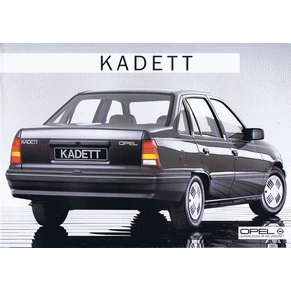 Brochure Opel Kadett 1985 (Germany) (01060)