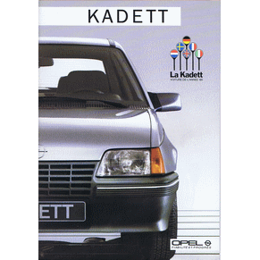 Brochure Opel Kadett 1985 (Switzerland)