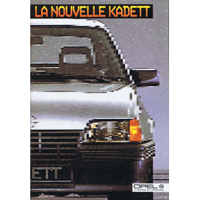 Brochure Opel Kadett 1985
