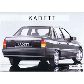Brochure Opel Kadett 1986